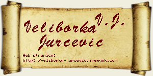 Veliborka Jurčević vizit kartica